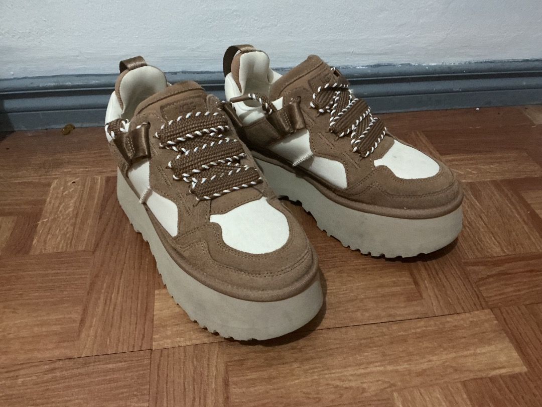 UGG W ASTROMEL (Category: Casual Shoes) located in Mandaluyong City. Submitted by cklovescj (Listing ID 1470201927, Image 1). Description: UGG Women’s Astromel Sneakers – Chestnut (US 9) Authentic UGG Women’s Astromel sneakers in Chestnut brown and cream. 🤎 • Model: W Astromel (1171541) • Color: Chestnut (CHE) • Size: US Women’s 9 / UK 7 / EU 40 • Original box included Stylish chunky platform sneakers, perfect for everyday wear and casual outfit