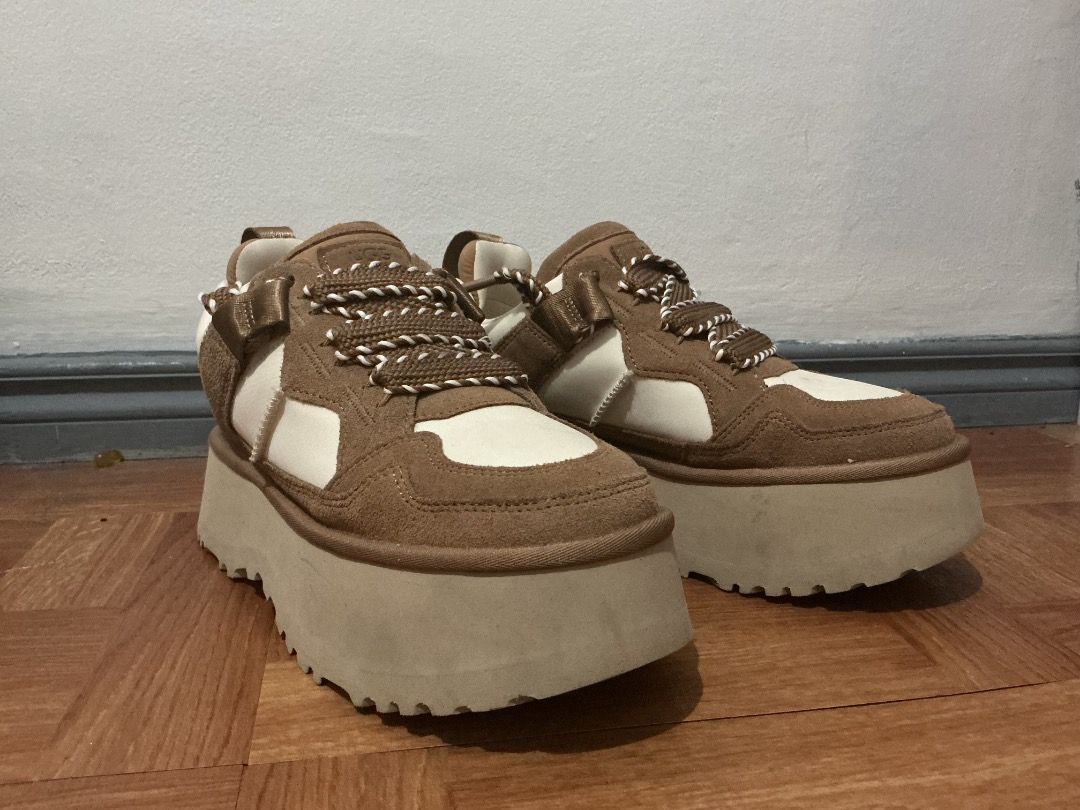 UGG W ASTROMEL (Category: Casual Shoes) located in Mandaluyong City. Submitted by cklovescj (Listing ID 1470201927, Image 2). Description: UGG Women’s Astromel Sneakers – Chestnut (US 9) Authentic UGG Women’s Astromel sneakers in Chestnut brown and cream. 🤎 • Model: W Astromel (1171541) • Color: Chestnut (CHE) • Size: US Women’s 9 / UK 7 / EU 40 • Original box included Stylish chunky platform sneakers, perfect for everyday wear and casual outfit