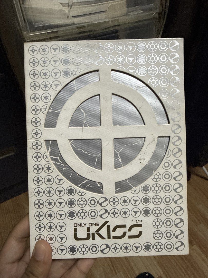 UKISS Only One 1st Album CD (Category: CDs & DVDs) located in Bacoor. Submitted by yoonkibox (Listing ID 1470250667, Image 1). Description: - Artist/Album: UKISS - Only One (1st Debut Studio Album) - Inclusion: Original CD disc with minor surface marks - Packaging: Original white cracked pattern jewel case (Note: minor fabric spine yellowing due to age) - Perfect for: K-pop CD collectors and Kiss Mes looking to complete their discography.