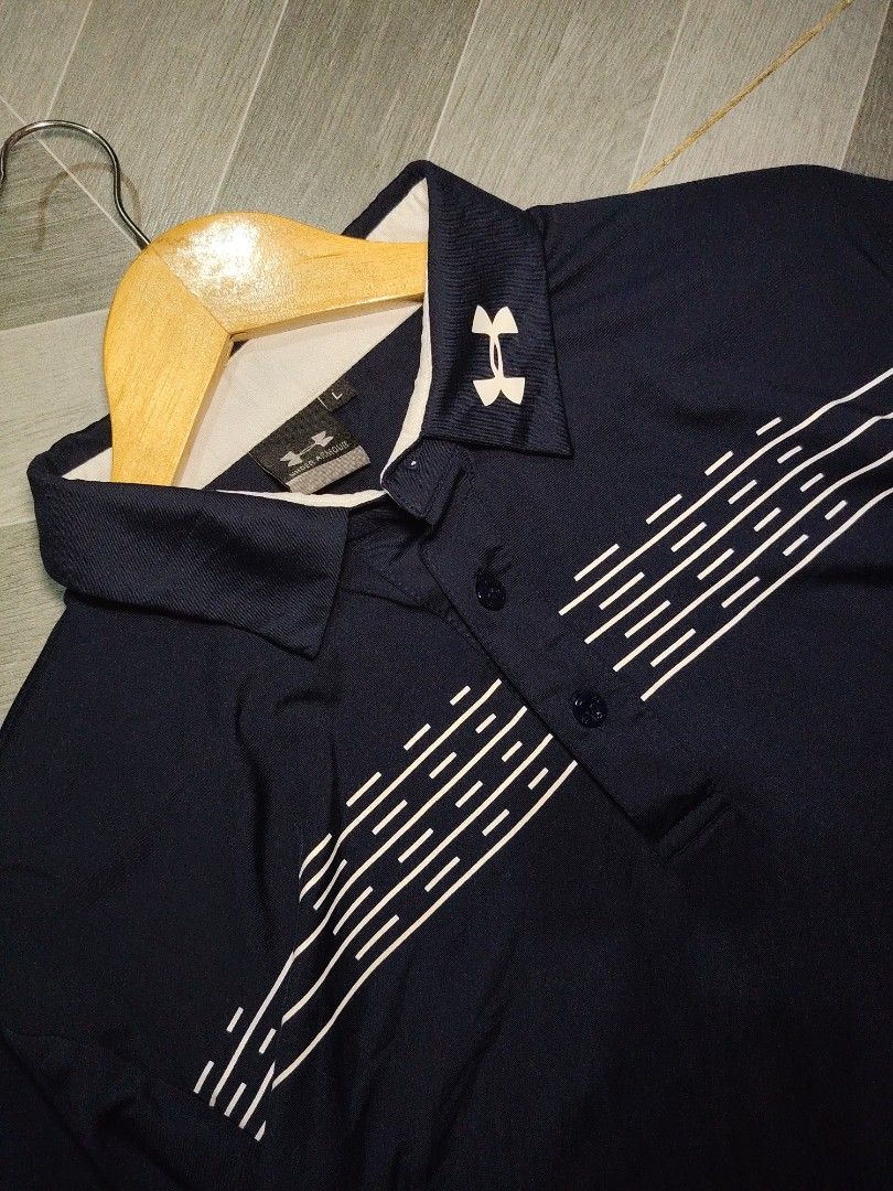 UNDER ARMOUR (Category: Tshirts & Polo Shirts ) located in Polomolok. Submitted by urfindsph (Listing ID 1470258944, Image 3). Description: Under Armour Golf Longsleeve Poloshirt❗ Like new Size Large 22x28.5 No issue Pm sir.