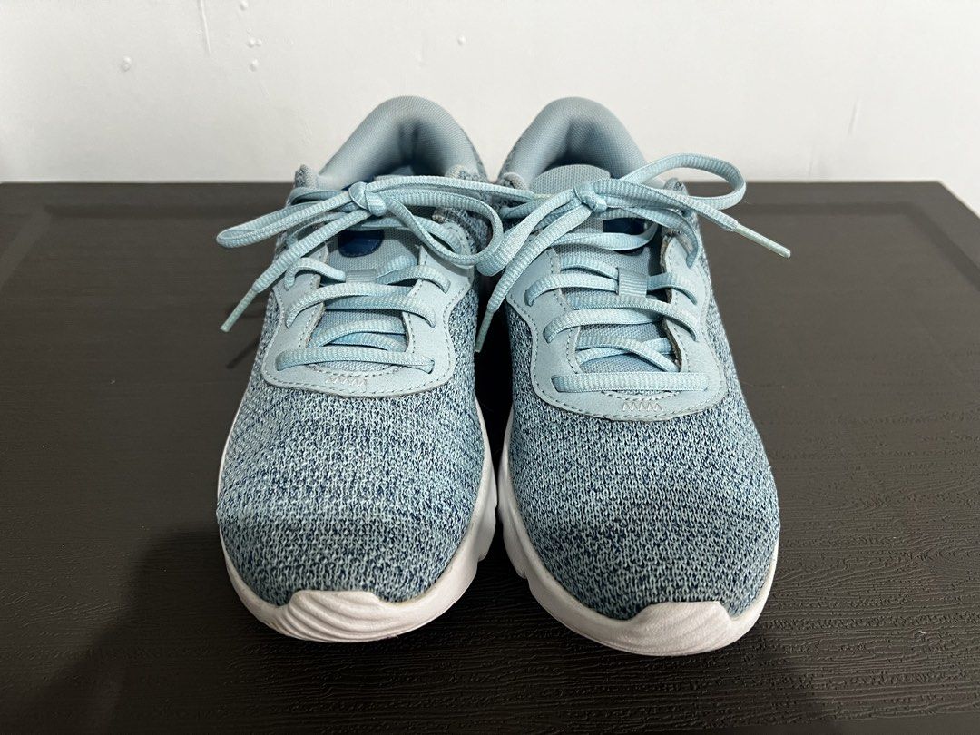Under Armour Blue Athletic Sneakers Size 6 (Category: Sneakers) located in Manila. Submitted by srh2026 (Listing ID 1470234701, Image 1). Description: - Brand: Under Armour - Color: Light blue with white accents and logo - Size: US 6 / UK 3.5 / EUR 36.5 - Material: Breathable mesh upper - Condition: Excellent, clean with zero sole wear - Features: Lace-up closure, standard fit, comfortable athletic design.