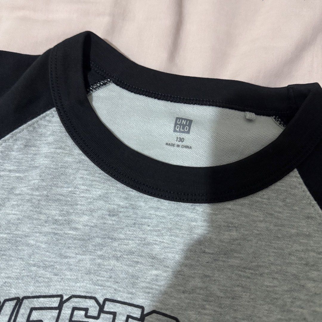 Uniqlo Airism Graphic Top (Category: Shirts) located in Antipolo. Submitted by nicnicbg (Listing ID 1470286781, Image 3). Description: kids size 130, best fits xs.