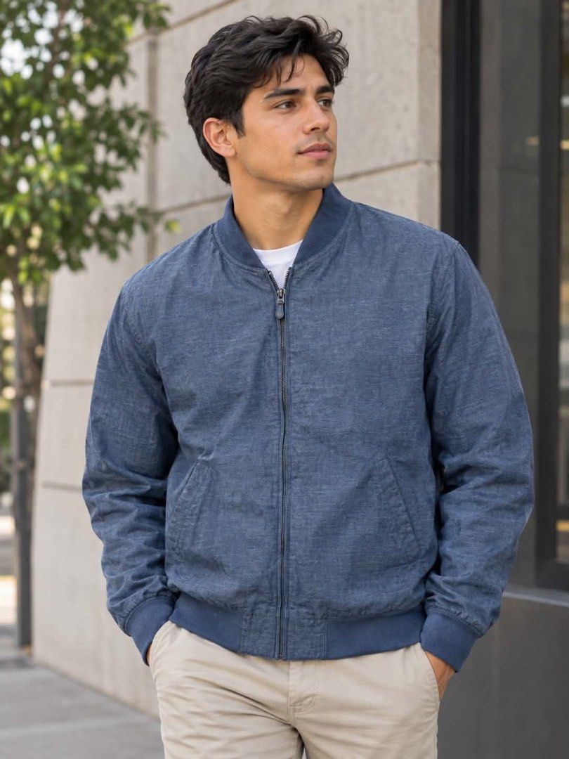 Uniqlo Bomber Jacket (Category: Coats, Jackets and Outerwear) located in Dipolog. Submitted by krstnagnis98 (Listing ID 1470347045, Image 1). Description: Uniqlo Bomber Jacket Large on tag Authentic Unisex Like new .