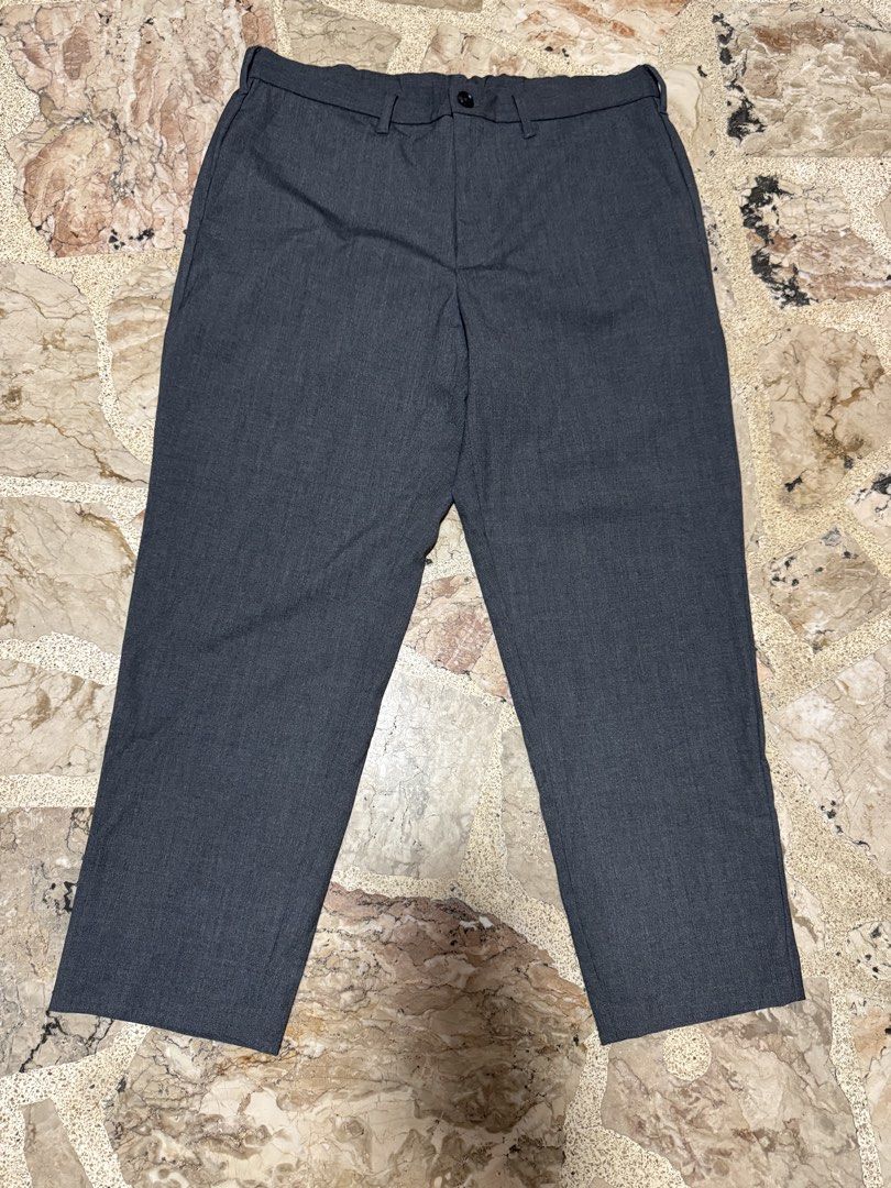 Uniqlo GU Easy Ankle Pants Size Large (Category: Trousers) located in Mandaluyong City. Submitted by 23jumpstreet (Listing ID 1470234184, Image 1). Description: FOR SALE UNIQLO GU EASY ANKLE PANTS SIZE LARGE (30-34 WAIST) 549 ONLY PERFECT for FORMAL / OFFICE Color Dark Gray FITTED ONLY - HINDI KASYA kaya benta nalang PASIG CITY LOCATION.