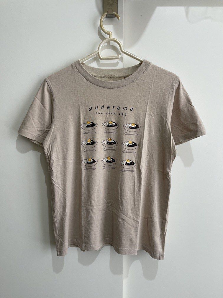 Uniqlo Gudetama Tee (Category: Shirts) located in Makati City. Submitted by eatedthemoon (Listing ID 1470168290, Image 1). Description: • no flaws, just kinda wrinkly since it’s been in storage :) •fits S-M rfs: decluttering; don’t wear anymore.
