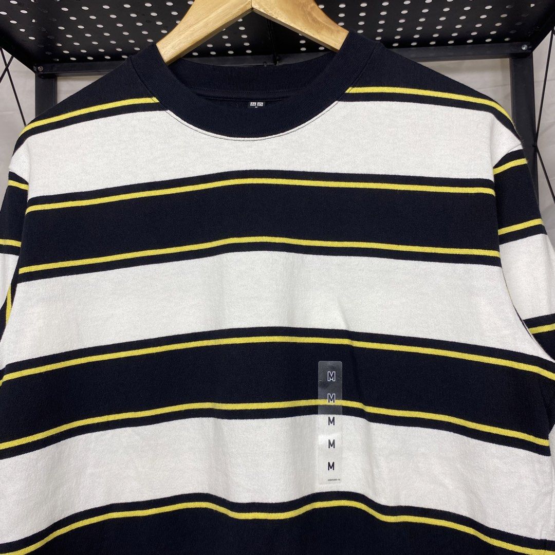Uniqlo Striped Pattern Longsleeves (Category: Coats, Jackets and Outerwear) located in Cebu City. Submitted by cebuvntgvibes (Listing ID 1470215864, Image 2). Description: 21W x 27L (M-L) . Deadstock. Boxy loose fit. No issue. . Mine ₱850+sf.