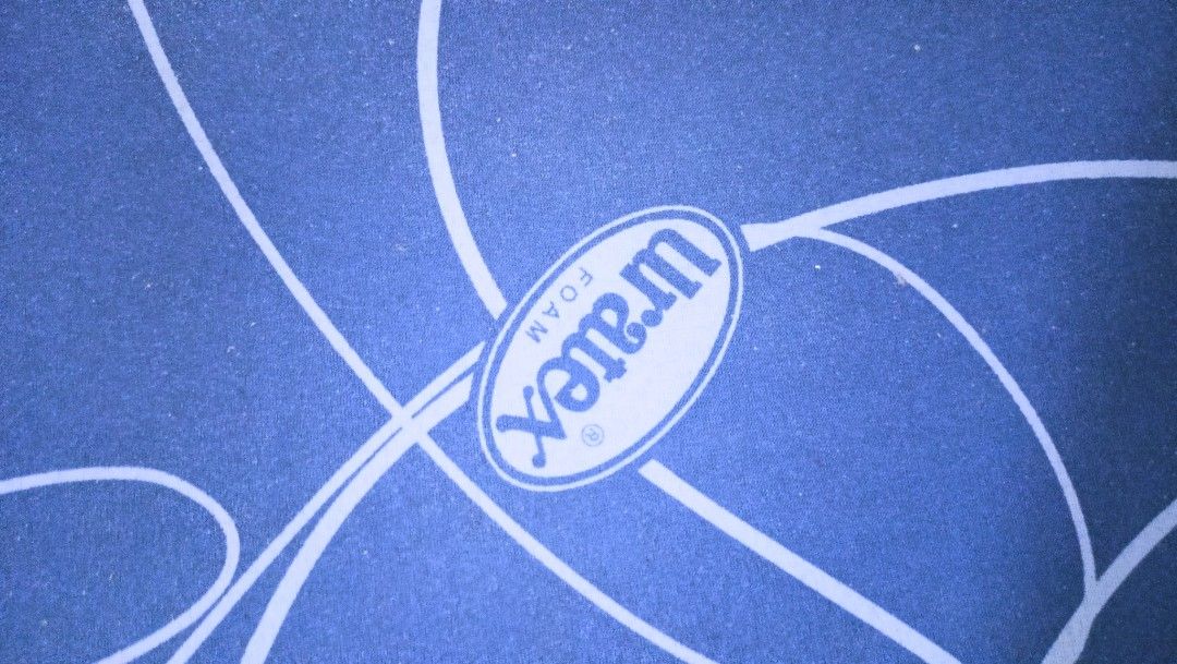 Uratex Foam Mattress (Category: Bed Frames & Mattresses) located in Cavite. Submitted by santinop (Listing ID 1470193782, Image 2). Description: - Brand: Uratex - Size: Double (48x75) -Thickness: 3.5inches - Design: Blue fabric with white abstract swirl pattern - Condition: Clean, with neatly stitched edges - Features: Comfortable thickness for daily sleeping, includes manufacturer tags - Fulfillment: pm for details. pick up around Mandaluyong Ma