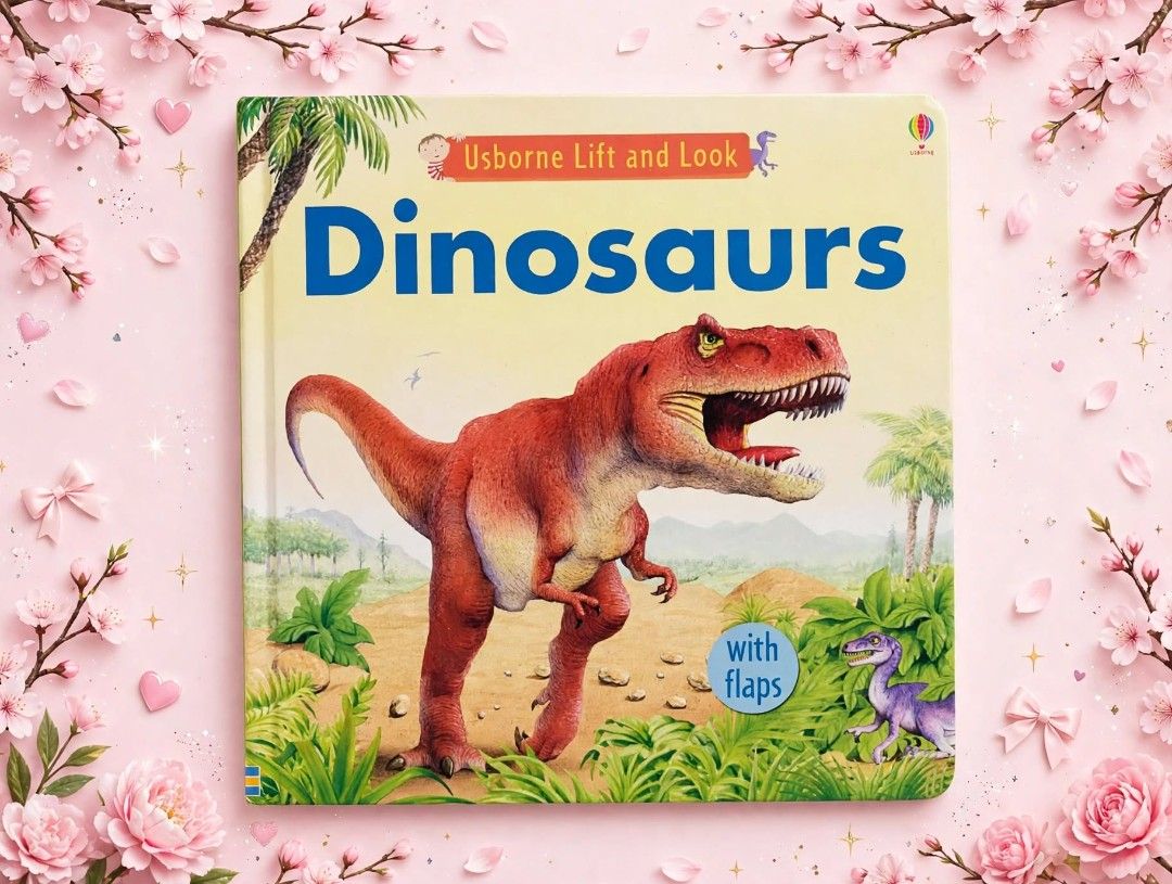 Usborne Lift and Look Dinosaurs Book (Category: Children's Books) located in Manila. Submitted by clry.lvst (Listing ID 1470161987, Image 1). Description: - Brand: Usborne - Title: Lift and Look Dinosaurs - Format: Durable hardcover board book - Features: Fun interactive lift-the-flaps and bright, engaging illustrations - Ideal For: Toddlers and young kids learning and playing - Condition: Brand new / Excellent quality.