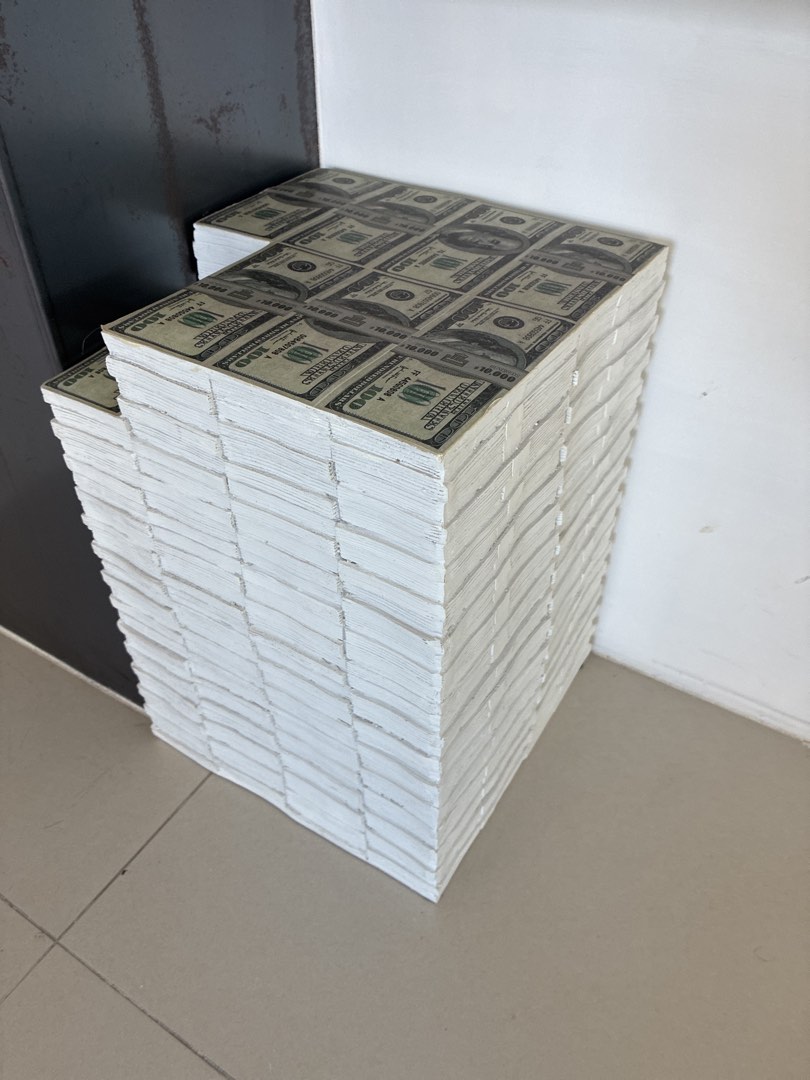 USD 100 banknote prop stack fake money, 門票＆禮券, 現金券、兌換券、禮券 - Carousell