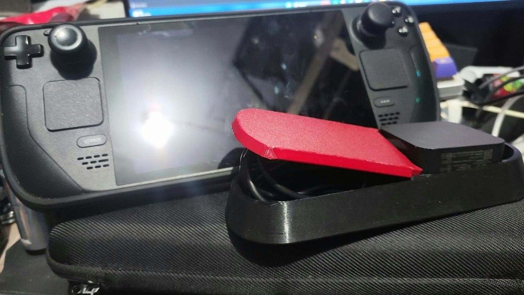 Valve Steam Deck 512GB Handheld Console with Dock and microSD (Category: PlayStation) located in Manila. Submitted by panjhine016 (Listing ID 1470238038, Image 1). Description: Selling Steam Deck LCD 256gb edition Includes 500gb Samsung SD Card Battery Life: 100% Freebies: -Spigen Protective Case w/ Stand -Analog Rubber Protector -3D Printed case for Charger Price: 25000-with 500gb Samsung SD Card 20000-SD Card Not included RFS: Rarely Used & in 