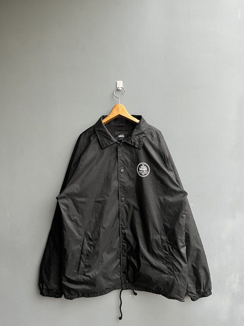 Vans Torrey Coaches Jacket (Category: Coats, Jackets and Outerwear) located in Balamban. Submitted by just_findss (Listing ID 1470257820, Image 1). Description: Vans Torrey Coaches Jacket Excellent Condition XL on tag Dimes 24W / 29L Color Rate 10/10 NO ISSUE .
