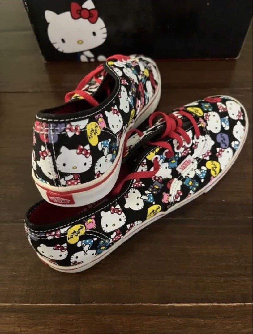 Vans x Hello Kitty Authentic Lo Pro , Women's Fashion, Footwear ...