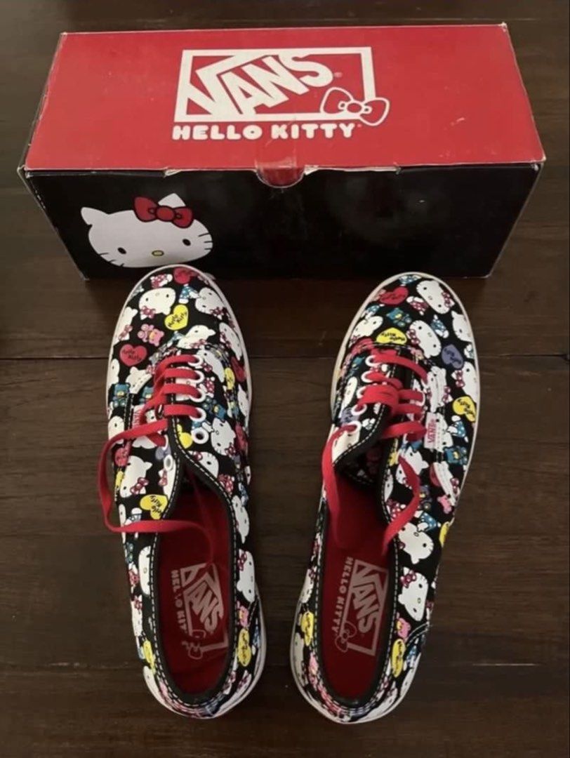 Vans x Hello Kitty Authentic Lo Pro , Women's Fashion, Footwear ...