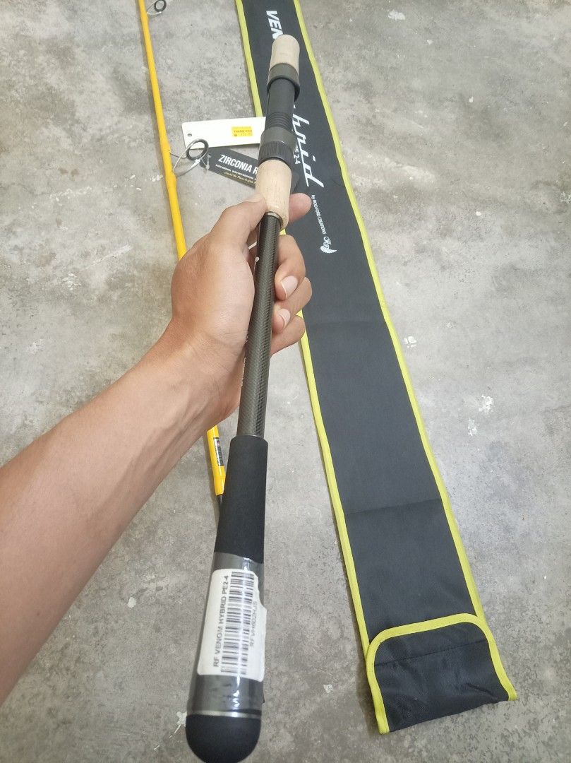 Venom Hybrid PE 2-4 Fishing Rod, Sports Equipment, Fishing on Carousell