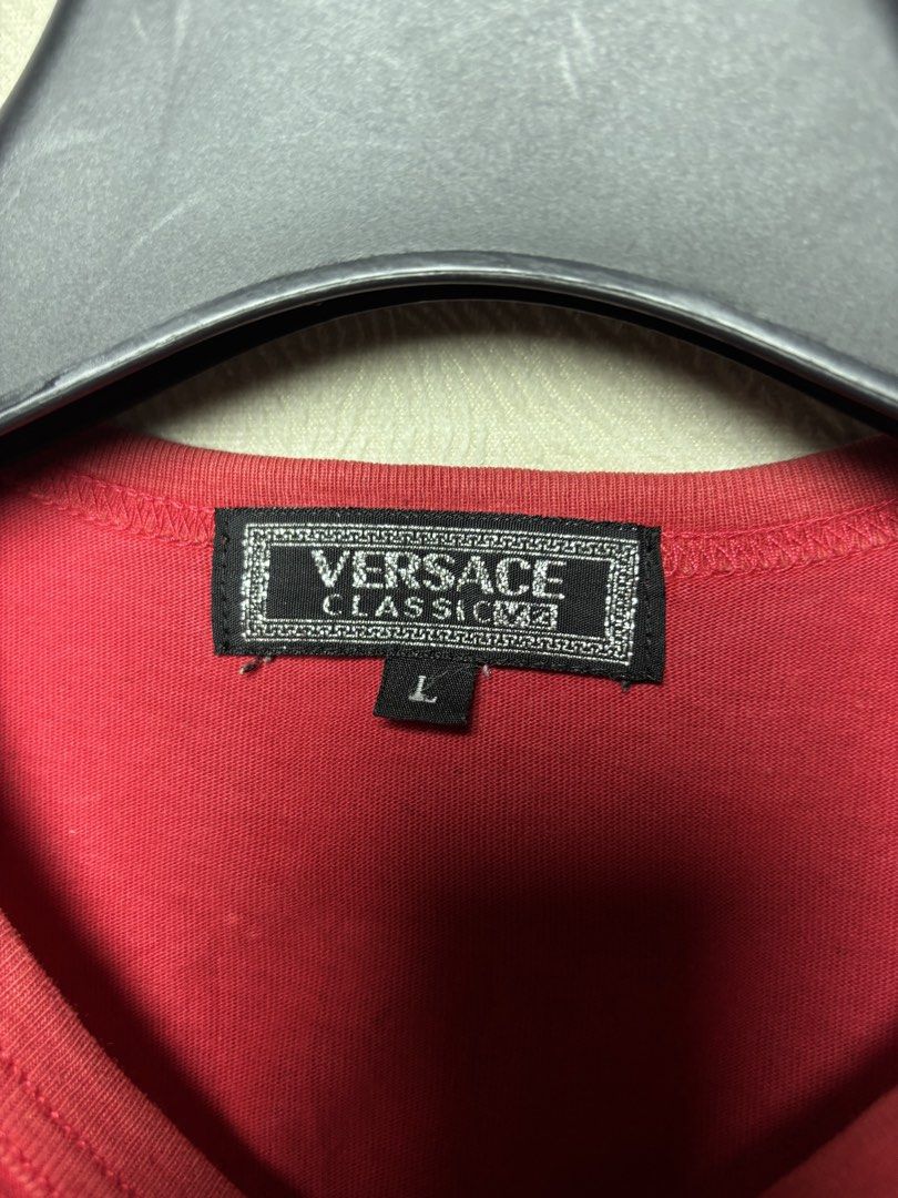 Versace Shirt (Category: Shirts) located in Baybay. Submitted by thrift.ed2023 (Listing ID 1470305183, Image 3). Description: Versace Shirt Medium to Large 17x25 No Issue Need Wash Good as New .