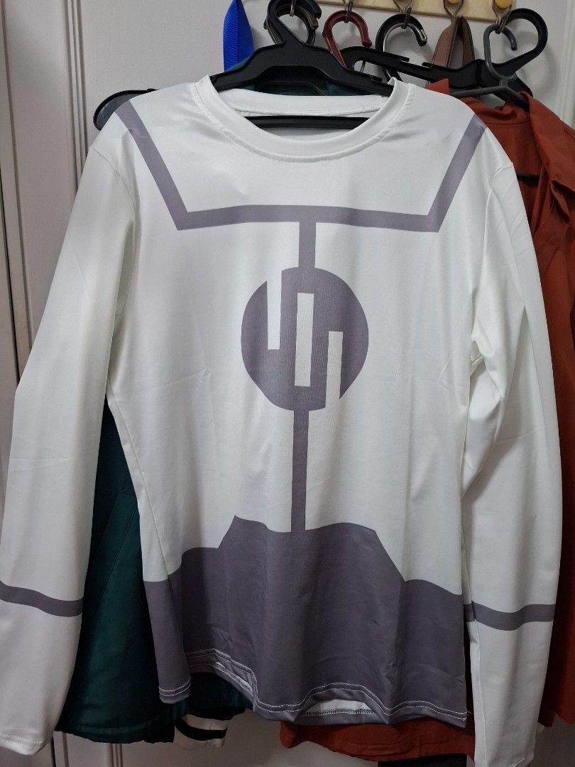 Viltrumite Compression Shirt and Costume (Category: Activewear) located in Quezon City. Submitted by ejo23 (Listing ID 1470232618, Image 3). Description: Brand new Viltrumite long sleeves compression shirt. Based on the Viltrumite uniform from Invincible. Polyester/jersey fabric. Can be used as a costume. Only worn once to check the size. Size: XL (slim fit compression shirt) RFS: Extra item. Used a different size. Delivery: Same day delivery ava