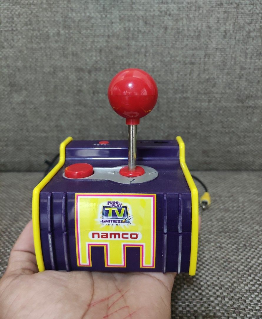 Pacman Coding On A Computer Vintage 2003 Jakks Pacific Namco Plug & Play TV Arcade Joystick ...