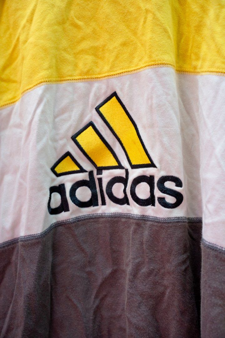 Vintage Adidas Sweater (Category: Coats, Jackets and Outerwear) located in Bulacan. Submitted by vckssn (Listing ID 1470245645, Image 2). Description: dimensions: 26 width 30 length best fit xl-2xl complete tags no issue color rate: 9.5/10.