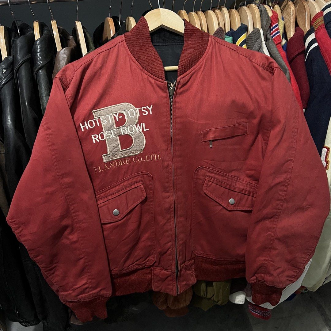 Vintage Cecile Beaton reversible bomber jacket (Category: Coats, Jackets and Outerwear) located in Baguio. Submitted by itsvintageclothing (Listing ID 1470294285, Image 1). Description: Length 25.5 Pit to pit 25.