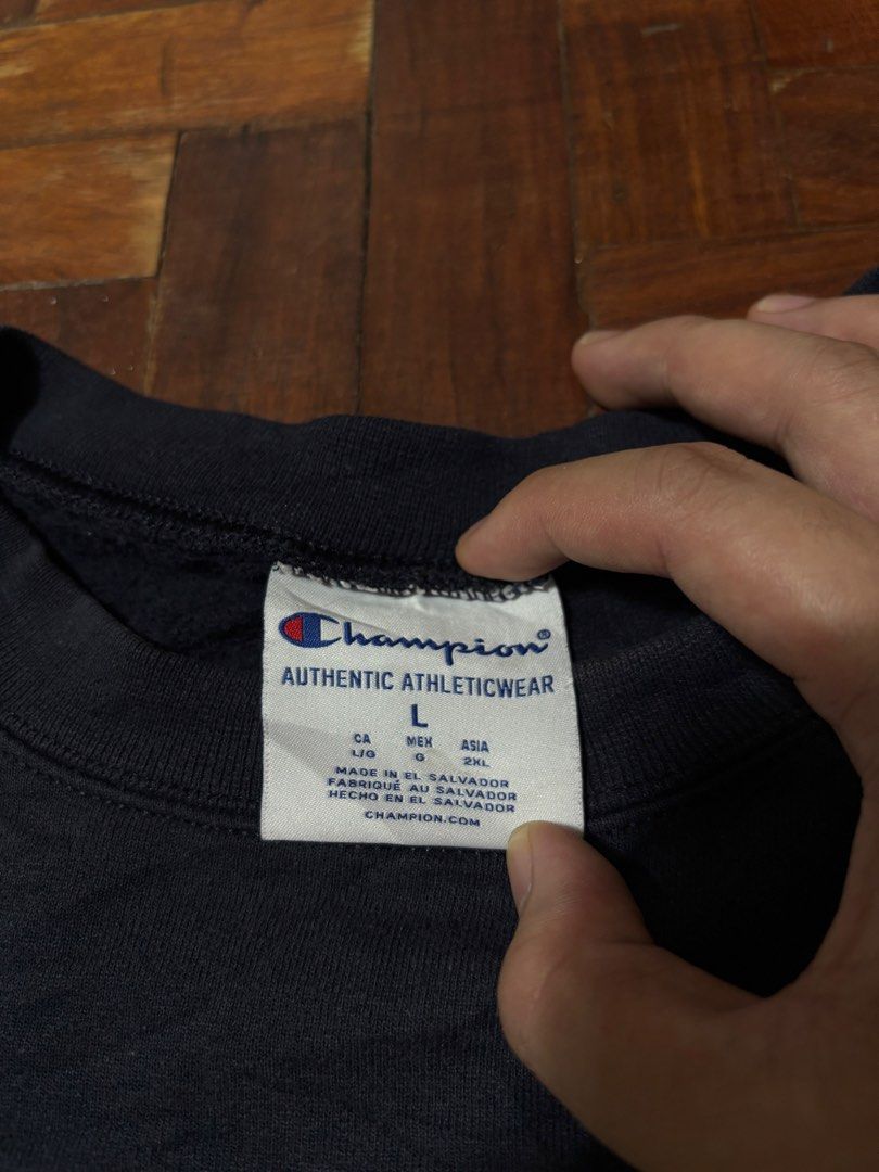 Vintage Champion “Berkeley” Sweatshirt (Category: Coats, Jackets and Outerwear) located in Santa Rosa. Submitted by ukayukay_4026 (Listing ID 1470297257, Image 3). Description: - 90s Champion “Berkeley” Sweatshirt - Size: Large - Condition: 9/10 (minor discoloration considering it’s age) - Price: P800 + SF .