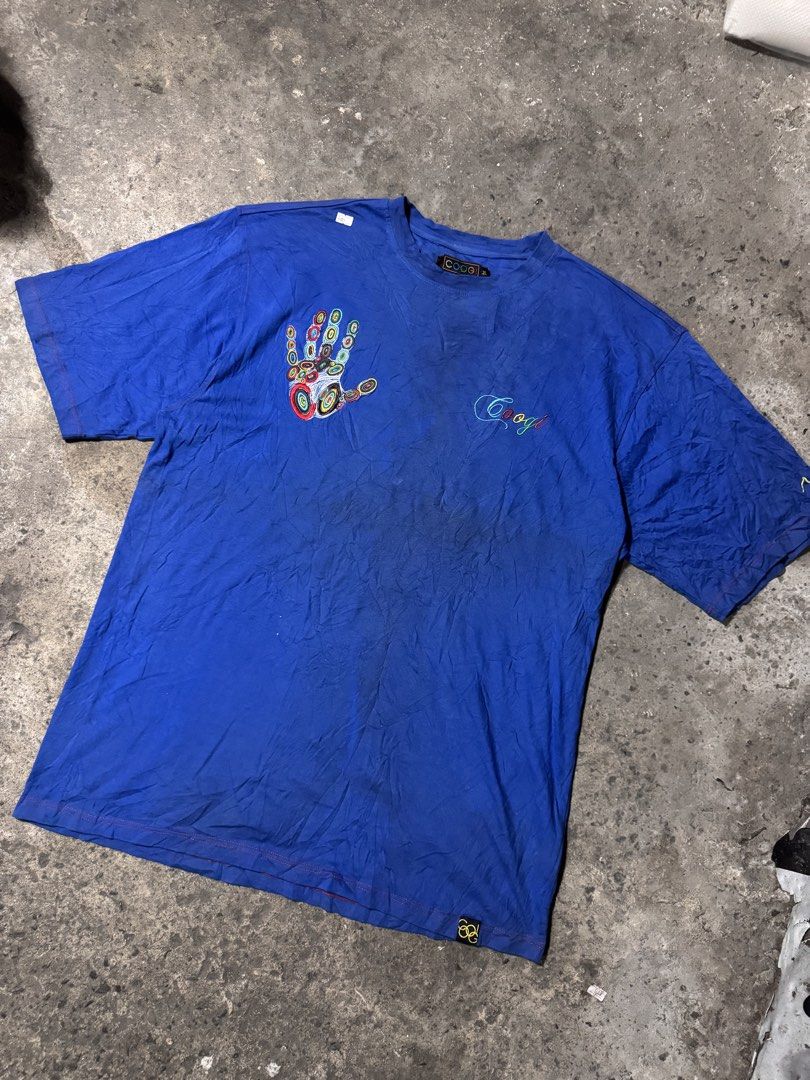 vintage Coogi blue shirt (Category: Tshirts & Polo Shirts ) located in Pasig City. Submitted by dripthrift1600 (Listing ID 1470311096, Image 1). Description: - Vintage Coogi blue shirt - Good condition - Issue: stain - Sizes: xxl - Dimes: 26x34.
