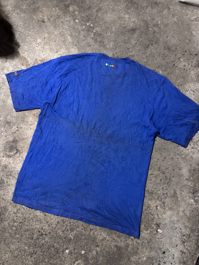 vintage Coogi blue shirt (Category: Tshirts & Polo Shirts ) located in Pasig City. Submitted by dripthrift1600 (Listing ID 1470311096, Image 2). Description: - Vintage Coogi blue shirt - Good condition - Issue: stain - Sizes: xxl - Dimes: 26x34.