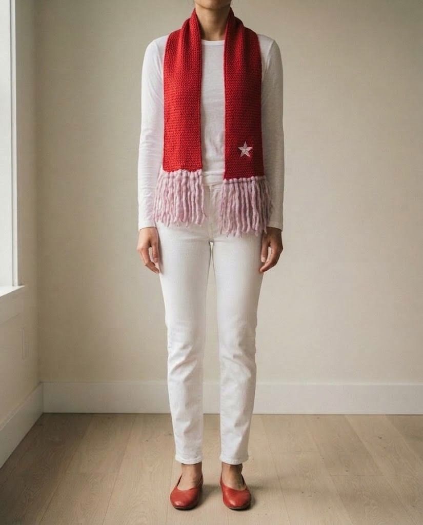 VINTAGE GAP RED PINK SCARF (Category: Scarves) located in Marikina City. Submitted by minimalistmanila (Listing ID 1470241472, Image 1). Description: New with tags GAP imported red pink scarf. Lengthwise, not square. Quirky style. Purchased in USA years ago but never worn. Order now! #GAP #scarf .