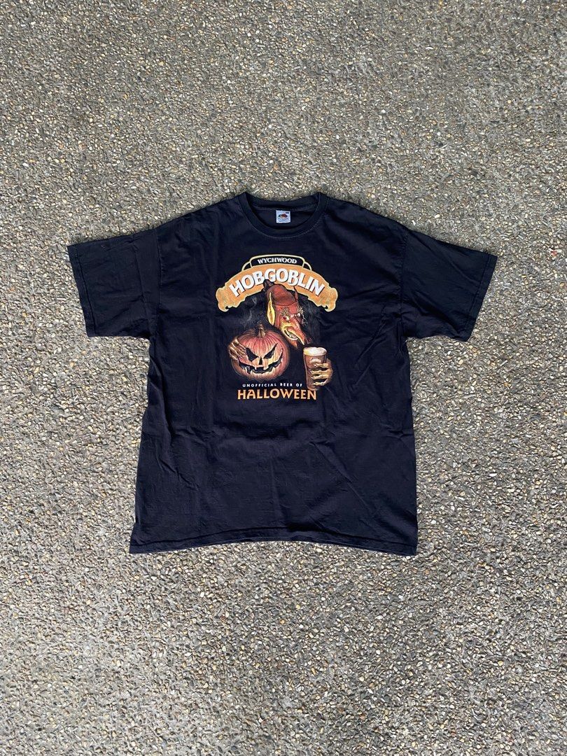 Vintage Halloween HobGoblin (Category: Tshirts & Polo Shirts ) located in Caloocan City. Submitted by webspot (Listing ID 1470215618, Image 1). Description: Vintage Halloween HobGoblin Size - XL Width - 23 Length - 30 .