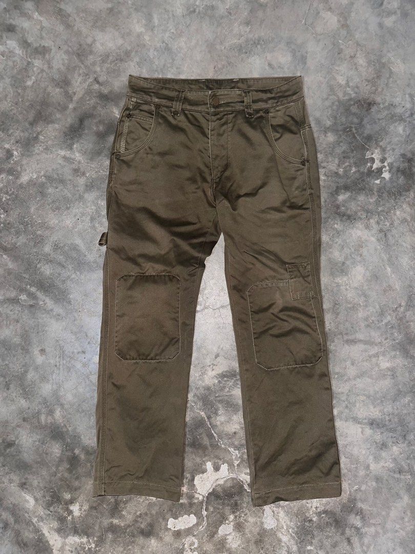 Vintage Levis X-92 Carpenter Pants with Buckle (Category: Trousers) located in Quezon City. Submitted by yaboypong (Listing ID 1470263149, Image 1). Description: Waist -15.5 Rise - 10 Thigh - 10 Knee - 8.5 Outseam - 38 Inseam - 27 Leg opening - 8.5 Negotiable.