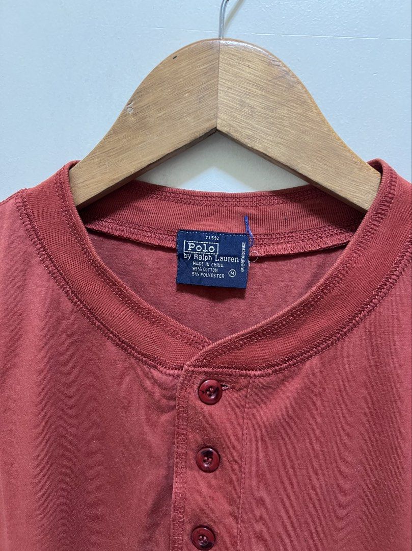 Vintage Ralph Lauren Rust Shirt (Category: Tshirts & Polo Shirts ) located in Manila. Submitted by thriftpoint99 (Listing ID 1470247421, Image 2). Description: 22x28 No issue Excellent condition.