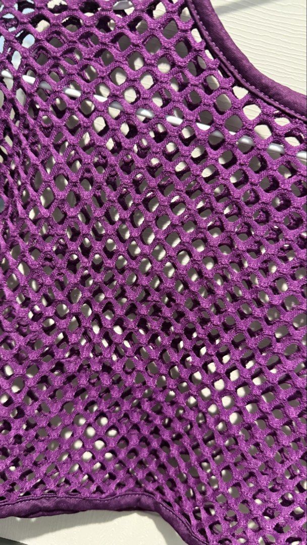 Violet Net Crop Top (Category: Others Tops) located in Quezon City. Submitted by dinesaur (Listing ID 1470320295, Image 2). Description: Best for costumes!.