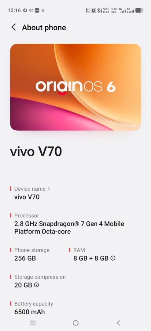 Vivo v70 (Category: Vivo) located in Caloocan City. Submitted by jona_marie (Listing ID 1470259857, Image 1). Description: .
