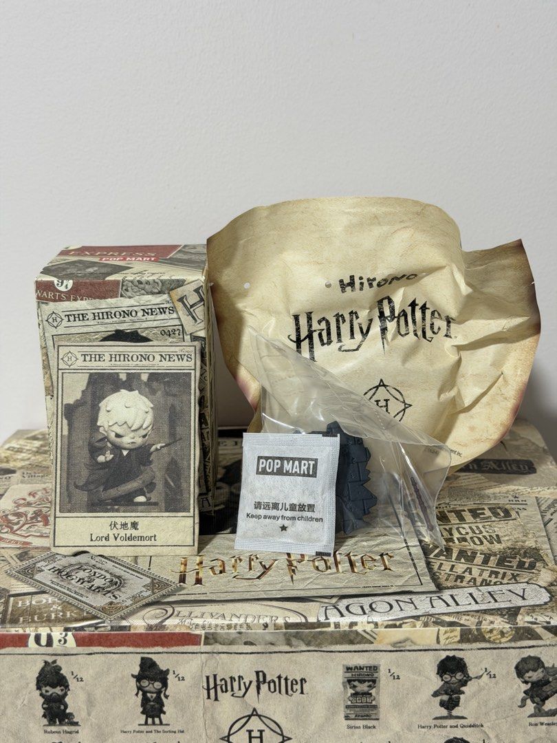Voldemort - Hirono x Harry Potter Pop Mart (Category: Designer & Blind Box Toys) located in Manila. Submitted by pophiro.shop (Listing ID 1470310944, Image 2). Description: 🚨FOR SALE - SEALED FOIL🚨 ✅ Authentic ✅ With box, sealed foil, and card 💵 MOP: GCash / Maya / BPI / Gotyme 🚚 MOD: - Delivery: Grab / Lalamove (booking and fee by buyer) - Shipping: J&T / LBC (shipping paid by buyer) - delivery will depend on available schedule*.