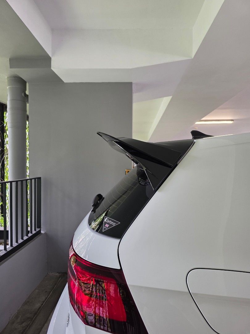 Volkswagen Golf 8 GTI R CS Blade Wing Piano Black, Car Accessories ...