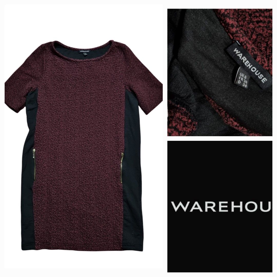 Warehouse dress burgandy jacquard (Category: Dresses) located in Batangas. Submitted by thevanitychamber (Listing ID 1470348419, Image 2). Description: .