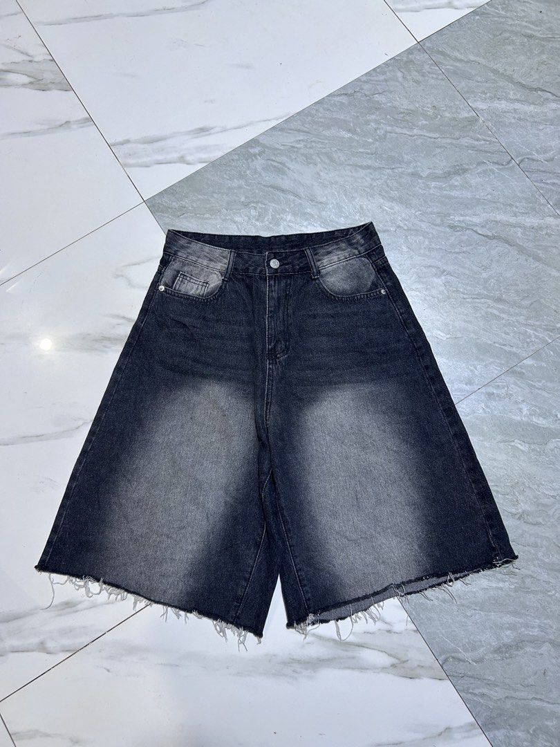 WASHED JORTS (Category: Shorts) located in Tubod. Submitted by just_thrift.1 (Listing ID 1470170060, Image 1). Description: BLACK WASHED JORTS ✅Excellent Condition 📐Waist: 30 📐Length: 23 📐Hem: 14 Mine: ₱300🏷️ Loc: Mindanao, Tubod Lanao Del Norte.