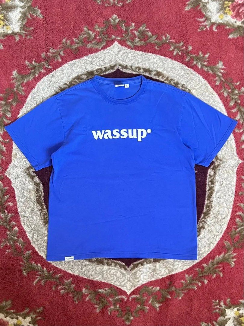 Wassup Blue T-Shirt Size S (Category: Tshirts & Polo Shirts ) located in Manila. Submitted by pringlesssy (Listing ID 1470219229, Image 1). Description: - Brand: Wassup Dimes: 20.5x27.