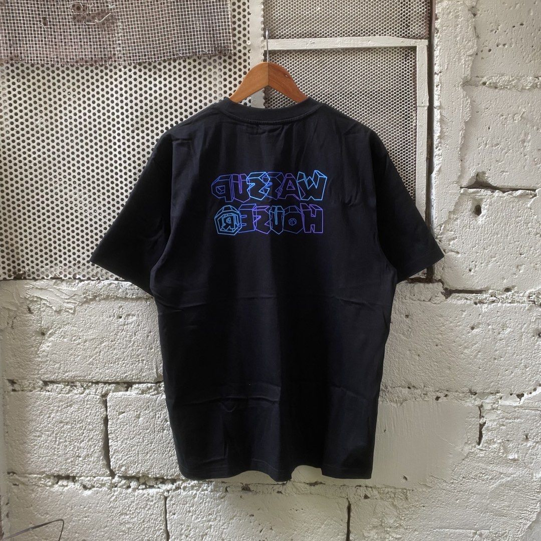 WASSUP HOUSE (Category: Tshirts & Polo Shirts ) located in Manila. Submitted by aym_fortunate (Listing ID 1470238364, Image 3). Description: PRESTINE CONDITION‼️ DIMES. WIDTH : 23 LENGTH : 29 SIZE : XL COLOR RATE / CONDITION : 10/10 ISSUE : NONE MAKAPAL TELA. TIGHT NECKLINE. .