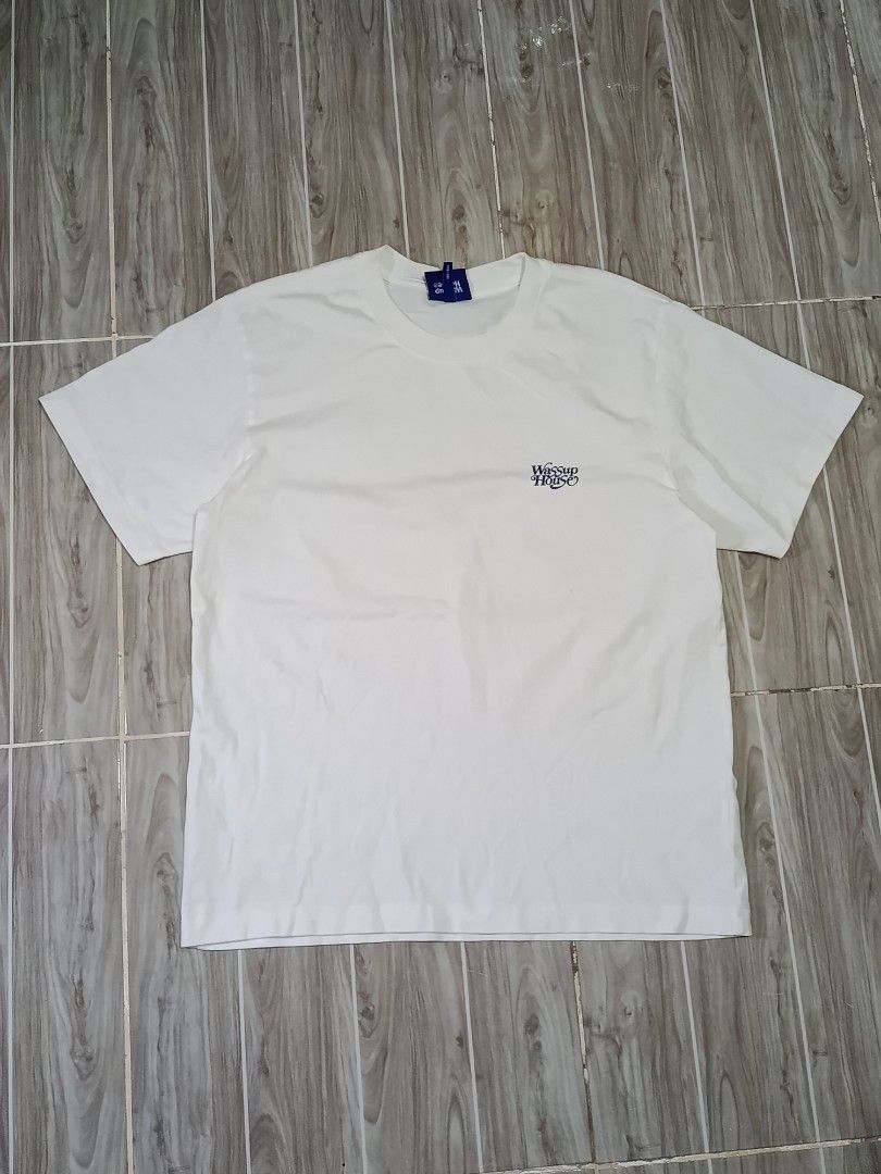 WASSUP HOUSE TSHIRT (freeshipping) (Category: Tshirts & Polo Shirts ) located in Quezon City. Submitted by gyl-stop (Listing ID 1470273446, Image 1). Description: free shipping 20.5 x 26.5 excellent condi cr: 9.8/10 issue: dot stain and dot yellow stain di halat.