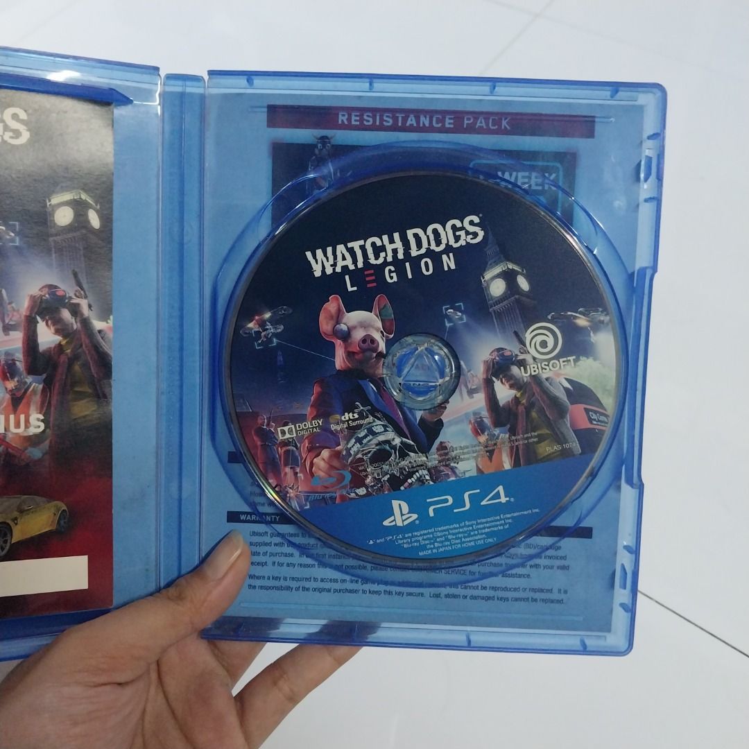 Watch Dogs Legion Resistance Edition PS4 Game, Video Gaming, Video ...