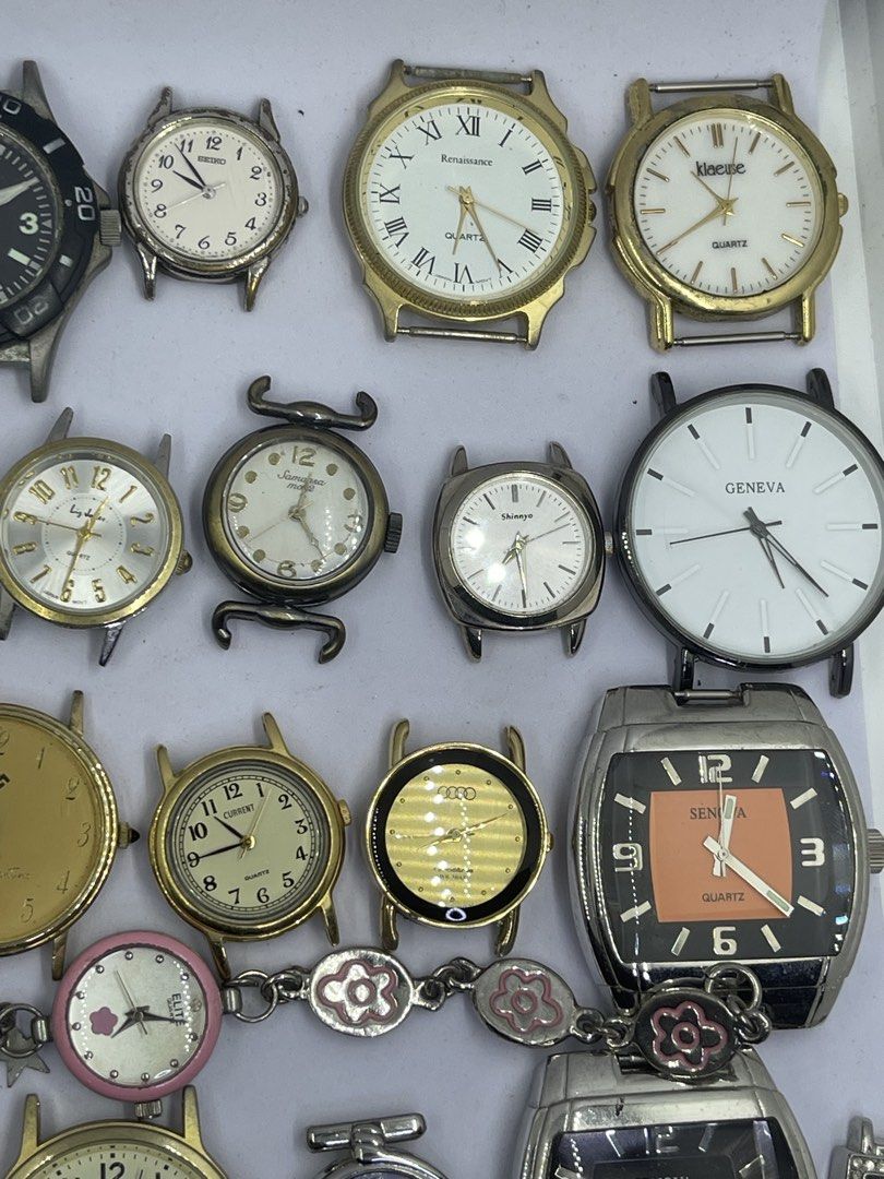 Watch heads and mre (Category: Men's Watches) located in Surigao. Submitted by curatedwatchesph (Listing ID 1470297021, Image 3). Description: 36 pcs mostly watch heads. Most are working. Most have flaws. Take all for 1500.. Dm for details. Free Shipping via LBC .