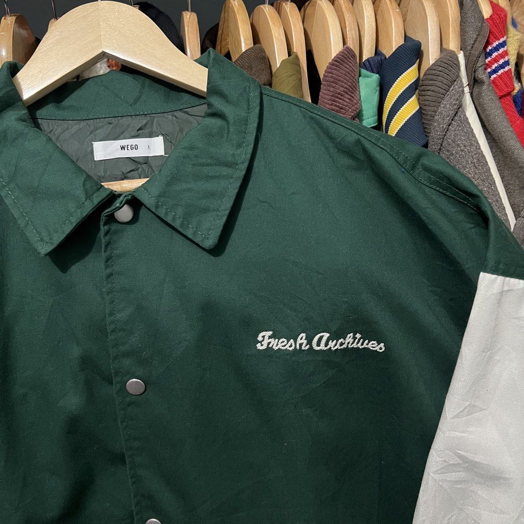 Wego varsity jacket (Category: Coats, Jackets and Outerwear) located in Baguio. Submitted by itsvintageclothing (Listing ID 1470267060, Image 3). Description: Length 27.5 Pit to pit 26.