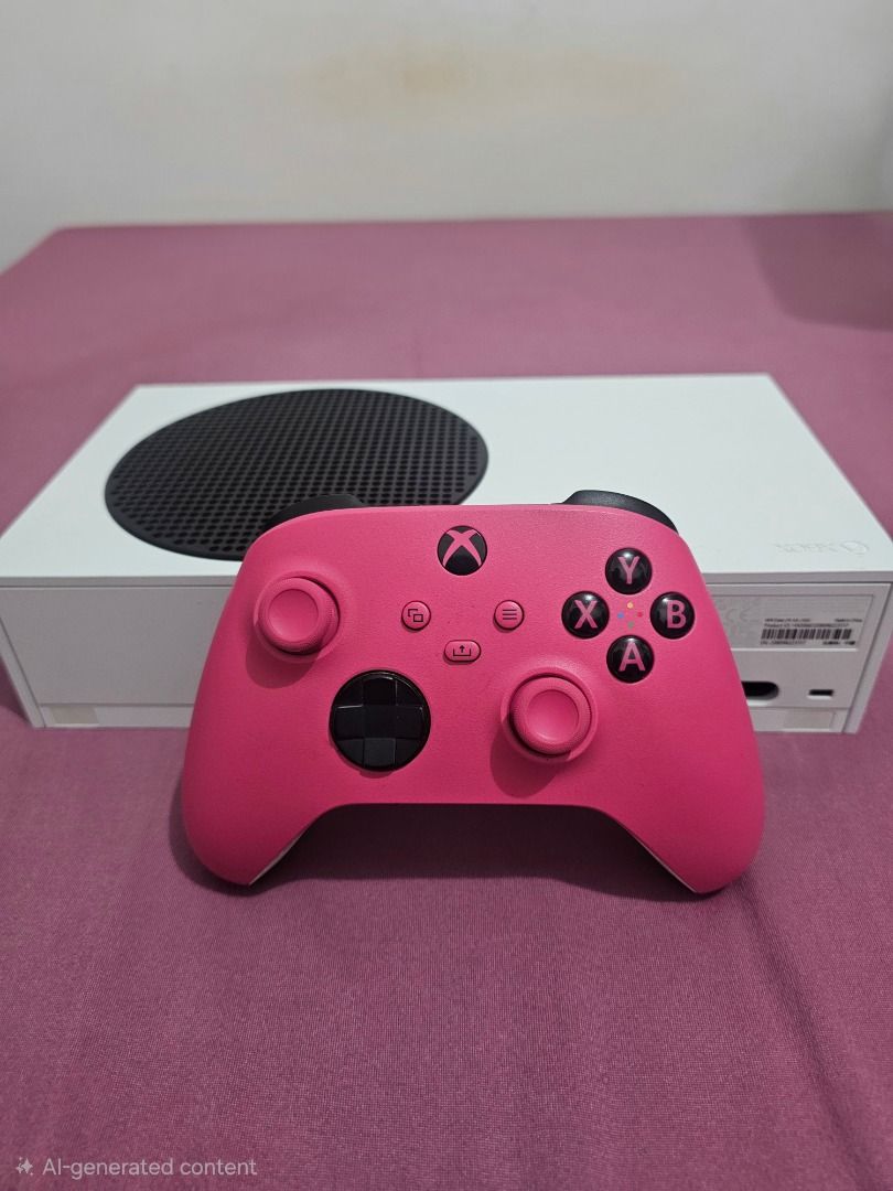 Xbox Series S (512GB) Console with Pink Controller and Case (Category: Xbox) located in Quezon City. Submitted by normzzz (Listing ID 1470317171, Image 1). Description: For Sale: - Xbox Series S (512GB) console in clean white. - Includes original pink wireless controller. - NO BOX, but comes with a black carrying case for easy storage and travel. - All cables included (Power cable and HDMI cable). Quezon City area..