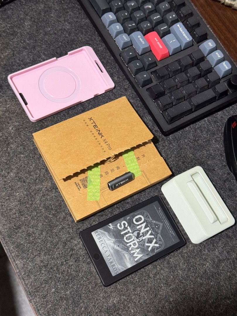 Xteink X4 Pro (Category: E-Readers) located in Caloocan City. Submitted by amaryllispetals (Listing ID 1470174680, Image 2). Description: Xteink X4 Pro This has been unlocked. You can now flash any firmware that you want. Package inclusion: - Original Box - 16GB Micro SD - Pogo Pin - 3D Case Screen protector installed since Day 1 Crossink installed. Super bago pa! RFS: upgrade Location: North Caloocan.
