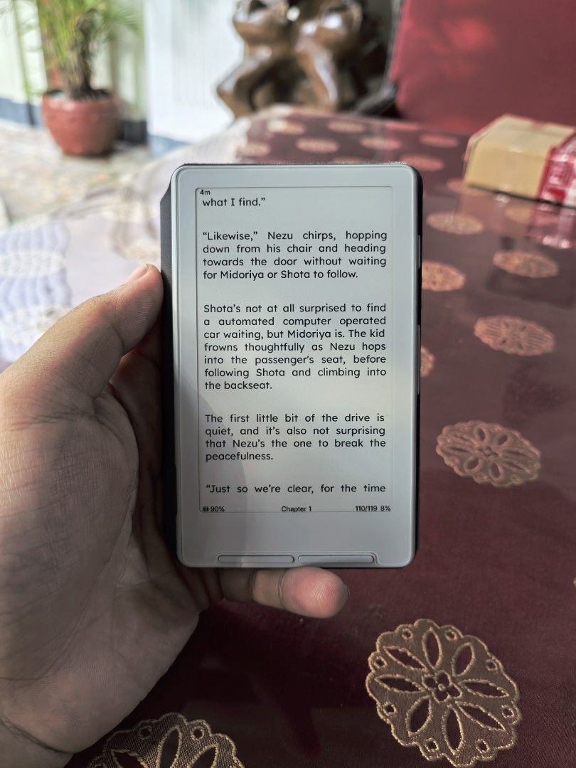XTENK X4 (Category: E-Readers) located in Quezon City. Submitted by chan.nnn (Listing ID 1470222075, Image 3). Description: - Brand: XTEINK - Model: X4 - Storage: 16GB Perfect condition, no scratches or dents - Software on CrossInk - Included: Complete with multiple protective cases, USB/microSD adapter, and accessories as shown in photos - Meetup Location: Grand Monaco Centre, Potsdam (Pittsburgh St), Quezon City.