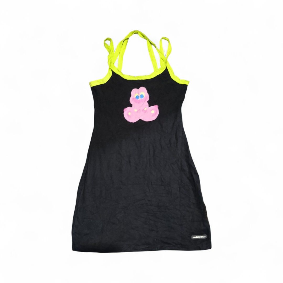 Y2k Chuu Dress pink character (Category: Dresses) located in Aliaga. Submitted by thriftkeizieee (Listing ID 1470282519, Image 1). Description: L:23.5 W:18 DM ME IF INTERESTED 📩.