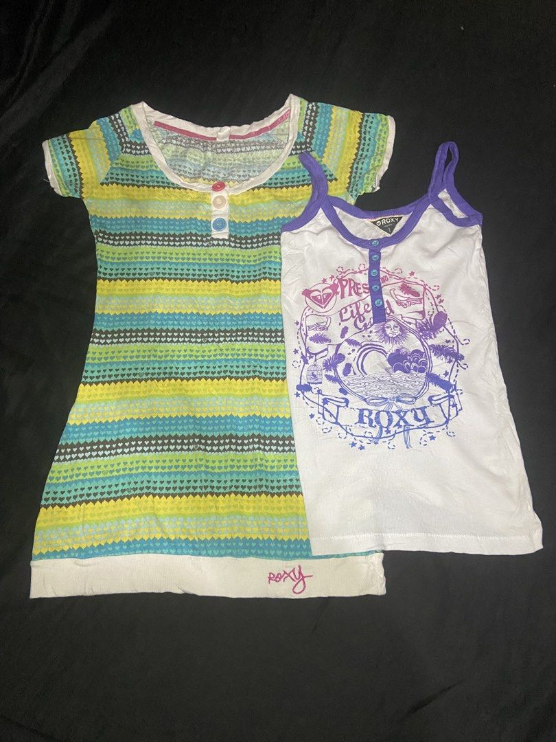 Y2K MIX ROXY,AERO,JUICY COUTURE (Category: Blouses) located in Naga. Submitted by lux.shirt.ph (Listing ID 1470160122, Image 1). Description: dm dm.