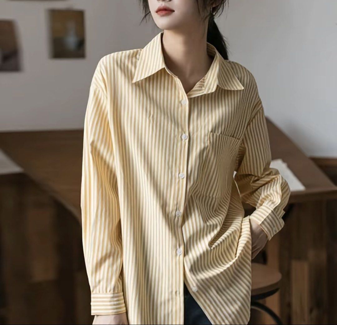 Yellow stripes (Category: Longsleeves) located in Manila. Submitted by dreeng (Listing ID 1470255334, Image 1). Description: .