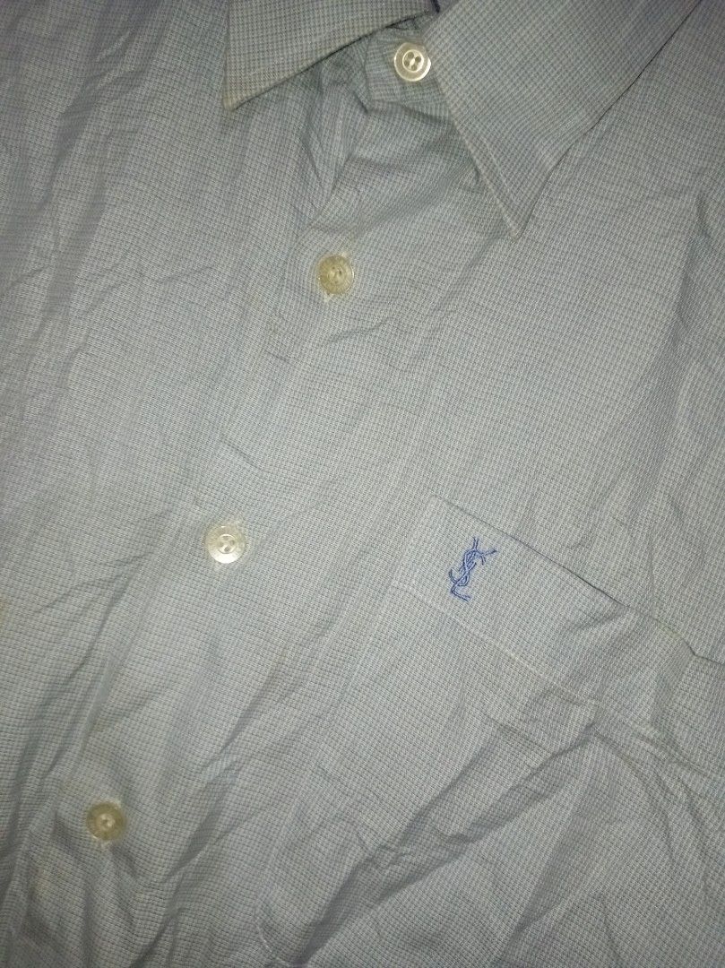 Ysl Botton down polo (Category: Activewear) located in Malaybalay. Submitted by cjsv0228 (Listing ID 1470183521, Image 3). Description: Ysl Botton down polo Excellent in good condition 480 add sf.