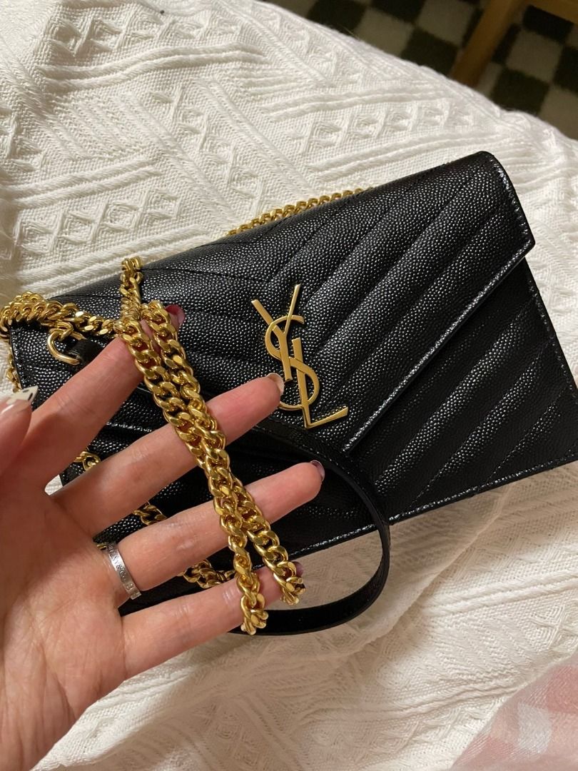 YVES SAINT LAURENT YSL Cassandre Chain Crossbody, Luxury, Bags ...